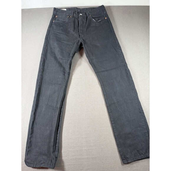 Levi's Other - Levis 501 Premium Jeans Mens 31x32 Black Straight Leg Button Fly Casual Big E